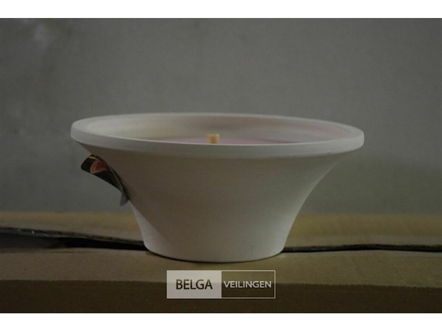 6 kaarsen terra schaal - afbeelding 1 van  2