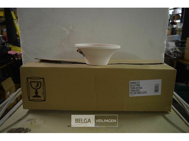 6 kaarsen terra schaal - afbeelding 2 van  2