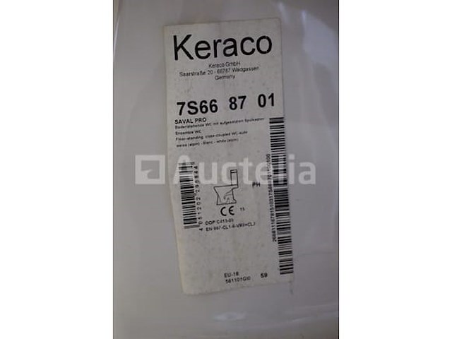 6 keraco keramische toiletpotten - afbeelding 3 van  7