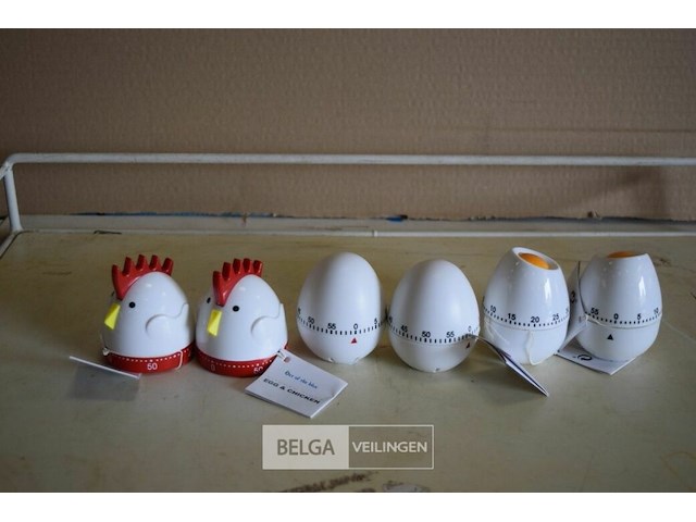 6 keukenwekkers - afbeelding 1 van  1