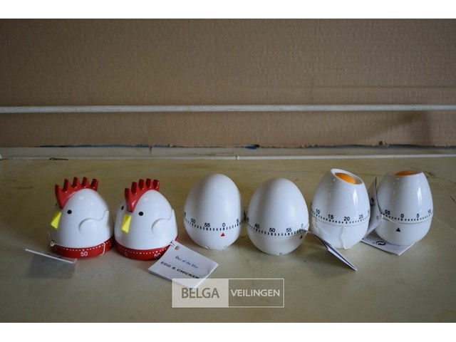 6 keukenwekkers - afbeelding 1 van  1