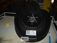 6 kinder cowboyhoed - afbeelding 1 van  2
