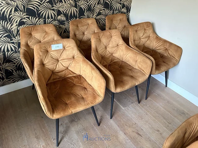 6 kuipstoelen - afbeelding 8 van  8