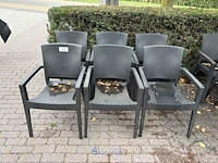 6 kunststof tuinstoelen - afbeelding 7 van  7