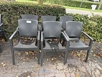 6 kunststof tuinstoelen - afbeelding 7 van  7