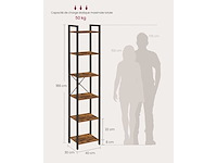6-lags plank, boekenkast, opslagkast - afbeelding 3 van  4