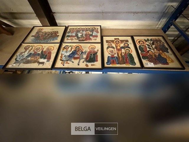6-luik religieuze werken - afbeelding 1 van  3