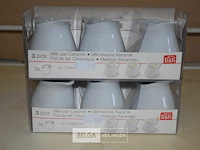 6 melkkannetjes - afbeelding 1 van  2