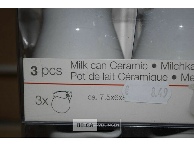 6 melkkannetjes - afbeelding 2 van  2