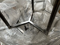 6 metalen bijzettafels - afbeelding 4 van  5