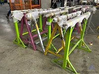6 metalen schragen
