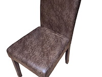 6 microfibre dinnerstoelen - afbeelding 1 van  1