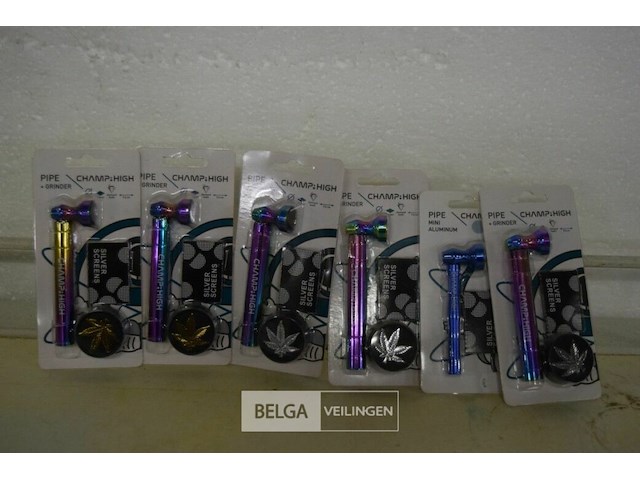 6 mini aluminium pijpjes - afbeelding 1 van  3