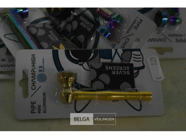 6 mini aluminium pijpjes - afbeelding 2 van  2