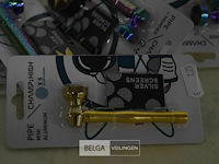 6 mini aluminium pijpjes - afbeelding 2 van  2