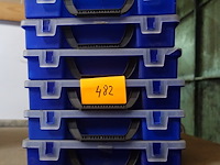 6 opbergdozen met onderverdelingen - afbeelding 1 van  2