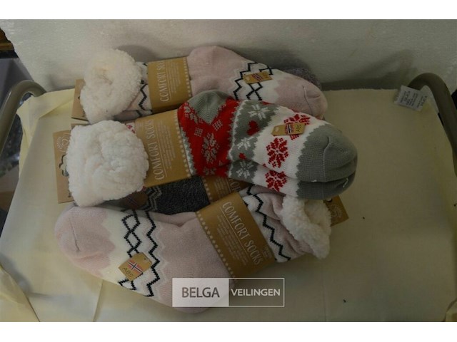 6 paar huissokken mt 36/42 - afbeelding 1 van  4