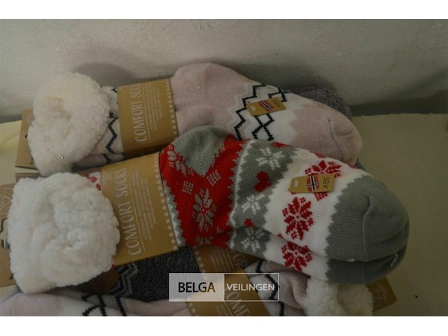 6 paar huissokken mt 36/42 - afbeelding 2 van  4