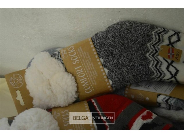 6 paar huissokken mt 36/42 - afbeelding 2 van  4