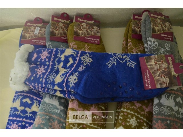 6 paar huissokken mt 37/42 - afbeelding 3 van  4