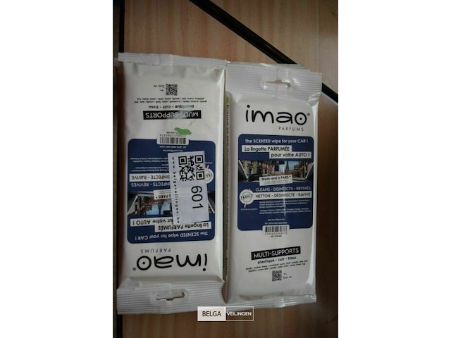 ±6 pakjes geparfumeerde poetsdoekjes voor interieur auto - afbeelding 3 van  4