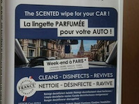 ±6 pakjes geparfumeerde poetsdoekjes voor interieur auto - afbeelding 4 van  4