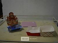 6 pakjes inpakdoosjes en parij onderleggers - afbeelding 1 van  5