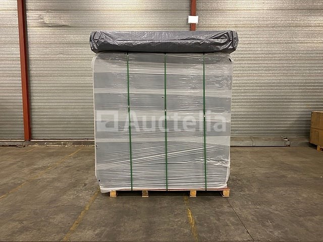 6 persoons outdoor spa met waterjets 230x230cm - bruin / zwarte zijkant incl. wifi - afbeelding 8 van  22