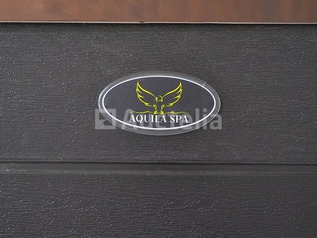 6 persoons outdoor spa met waterjets 230x230cm - bruin / zwarte zijkant incl. wifi - afbeelding 17 van  22