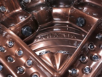 6 persoons outdoor spa met waterjets 230x230cm - bruin / zwarte zijkant incl. wifi - afbeelding 3 van  22