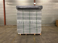 6 persoons outdoor spa met waterjets 230x230cm - wit / zwarte zijkant incl. wifi - afbeelding 1 van  17