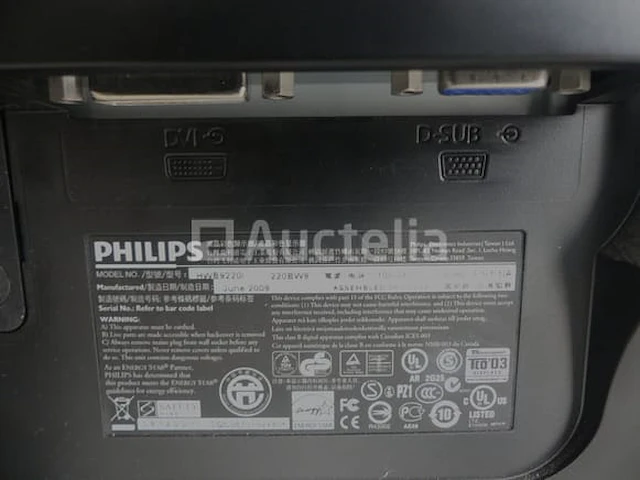 6 philips 20-inch computermonitoren hwb9220i - afbeelding 2 van  5
