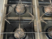 6-pit vuur op gas inox - afbeelding 8 van  13