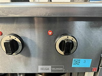 6-pit vuur op gas inox - afbeelding 12 van  13