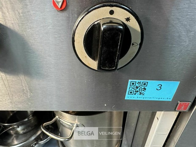 6-pit vuur op gas inox - afbeelding 13 van  13