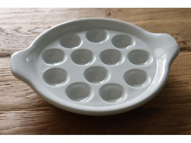 6 porseleinen escargot borden royale - afbeelding 2 van  4
