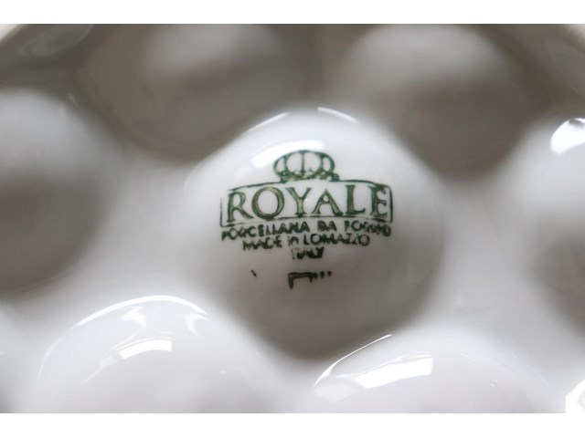 6 porseleinen escargot borden royale - afbeelding 4 van  4