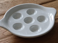 6 porseleinen escargot borden royale - afbeelding 2 van  4