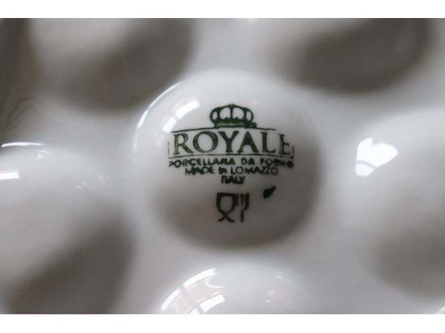 6 porseleinen escargot borden royale - afbeelding 4 van  4