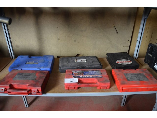 6 pvc doosjes met gereedschap - afbeelding 1 van  15