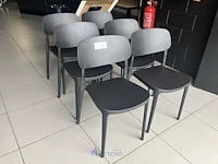 6 pvc stoelen horecadepot