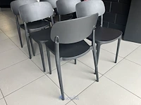 6 pvc stoelen horecadepot - afbeelding 2 van  3