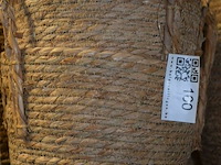 6 rieten bloemmandjes - afbeelding 3 van  3