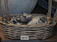 6 rieten bloempotjes - afbeelding 2 van  3