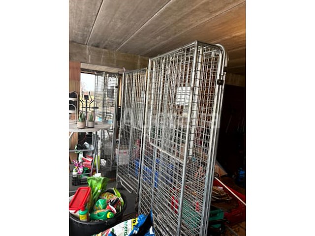 6 rolcontainers met zijwanden - afbeelding 2 van  2