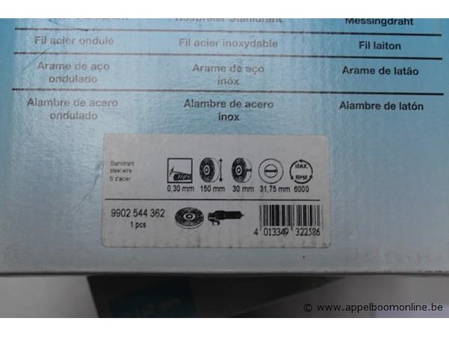 6 schuurborstels osborn pro dia 150mm - afbeelding 2 van  2