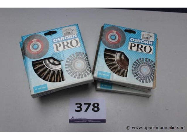 6 schuurborstels osborn pro dia 150mm - afbeelding 1 van  2