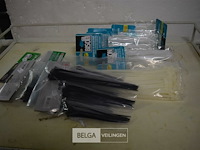 6 spuitmondjes en afsluitdop en 4 pakjes kabelbinder - afbeelding 1 van  3