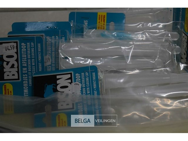 6 spuitmondjes en afsluitdop en 4 pakjes kabelbinder - afbeelding 2 van  3