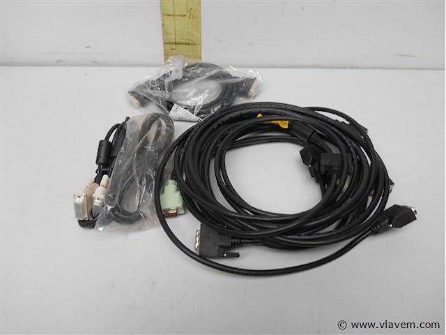 6 st dvi kabel 3st nieuw - afbeelding 1 van  1